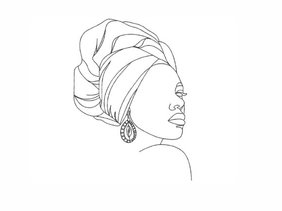 African Woman: A Craft Fair Embroidery Review