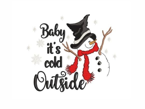 Baby It's Cold Outside: A Cozy Holiday Embroidery Review
