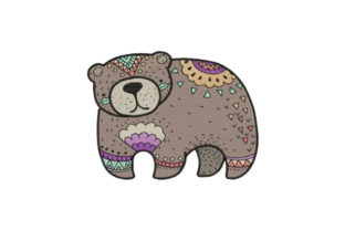 Decorated Bear: A Craft Fair Embroidery Review