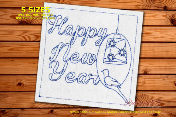Decorative Lantern for New Year Redwork Review