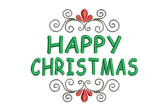 Happy Christmas: A Festive Embroidery Design Review
