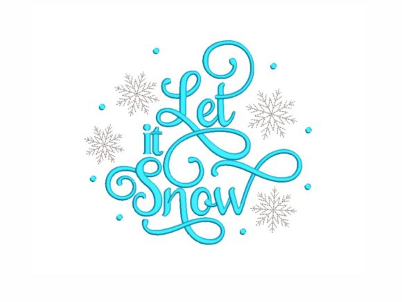 Let It Snow: A Festive Embroidery Design Review