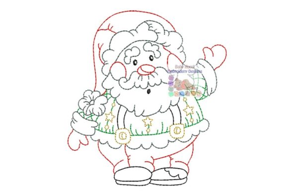 Santa Multicolor Character: A Designer’s Stitch Test