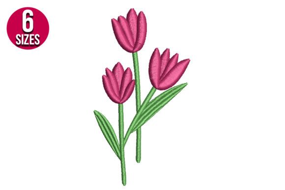 Tulips: A Designer Review for Seasonal Embroidery